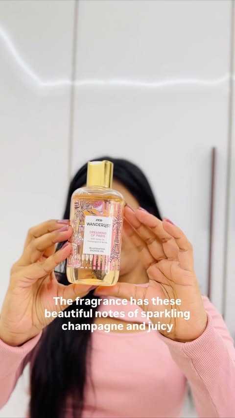 Instagram post by @staystylish79 for Nykaa Wanderlust. Caption reads: [...] shower-to-fragrance obsession: Nykaa....