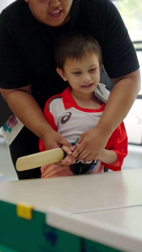 Instagram post by @7cricket for Woolworths. Caption reads: Cricket is for everyone. Through the Woolworths....