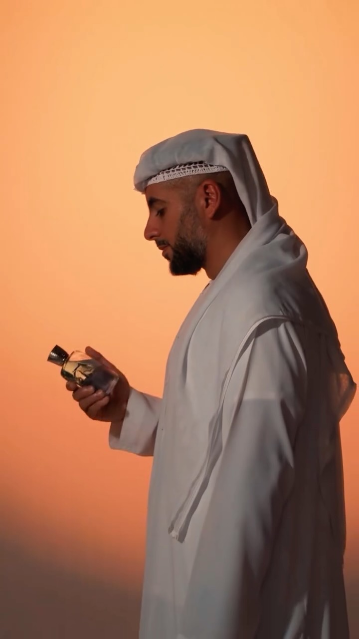 Instagram post by @salehalbraik for PARFUMS de MARLY. Caption reads: ➕ MY MARK. MY LEGACY. ➕
⠀
Legacy begins at home,....