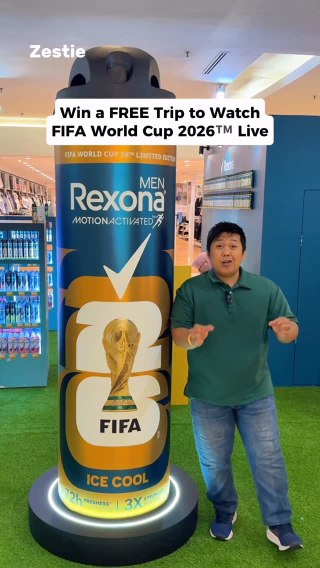 Instagram post by @kl.foodie for Rexona. Caption reads: Rexona Men officially kicks off its Limited....