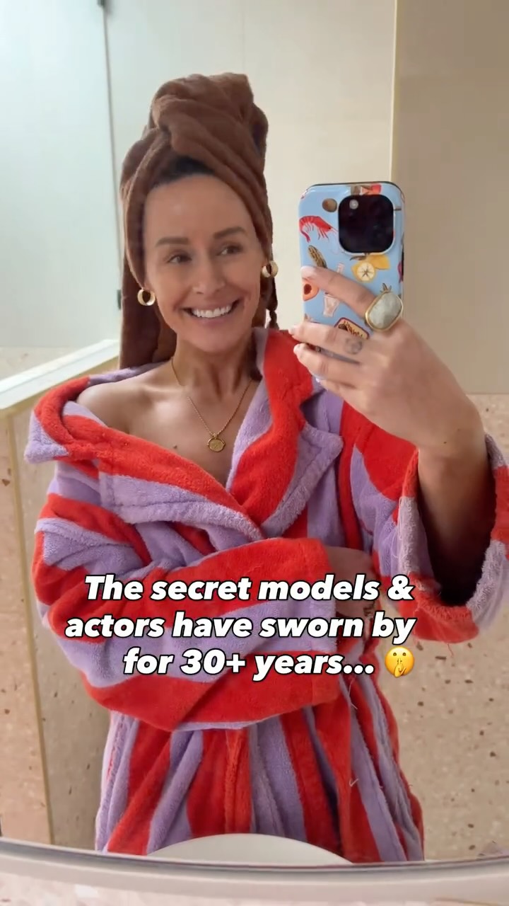 Instagram post by @saritaholland for White Glo. Caption reads: ✨ Models have been keeping this smile secret for....