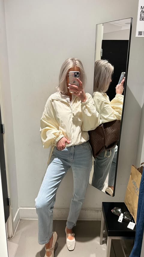 Instagram post by @laurenkayleyx for Primark. Caption reads: @primark - on the hanger vs on me 🌾 Comment SHOP....