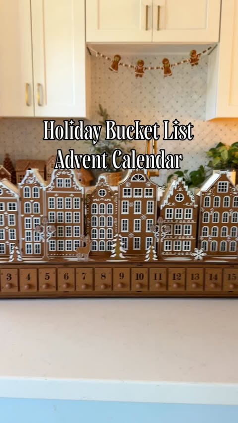 Instagram post by @hellomorellos for Crate and Barrel. Caption reads: You don’t really even need an actual advent....