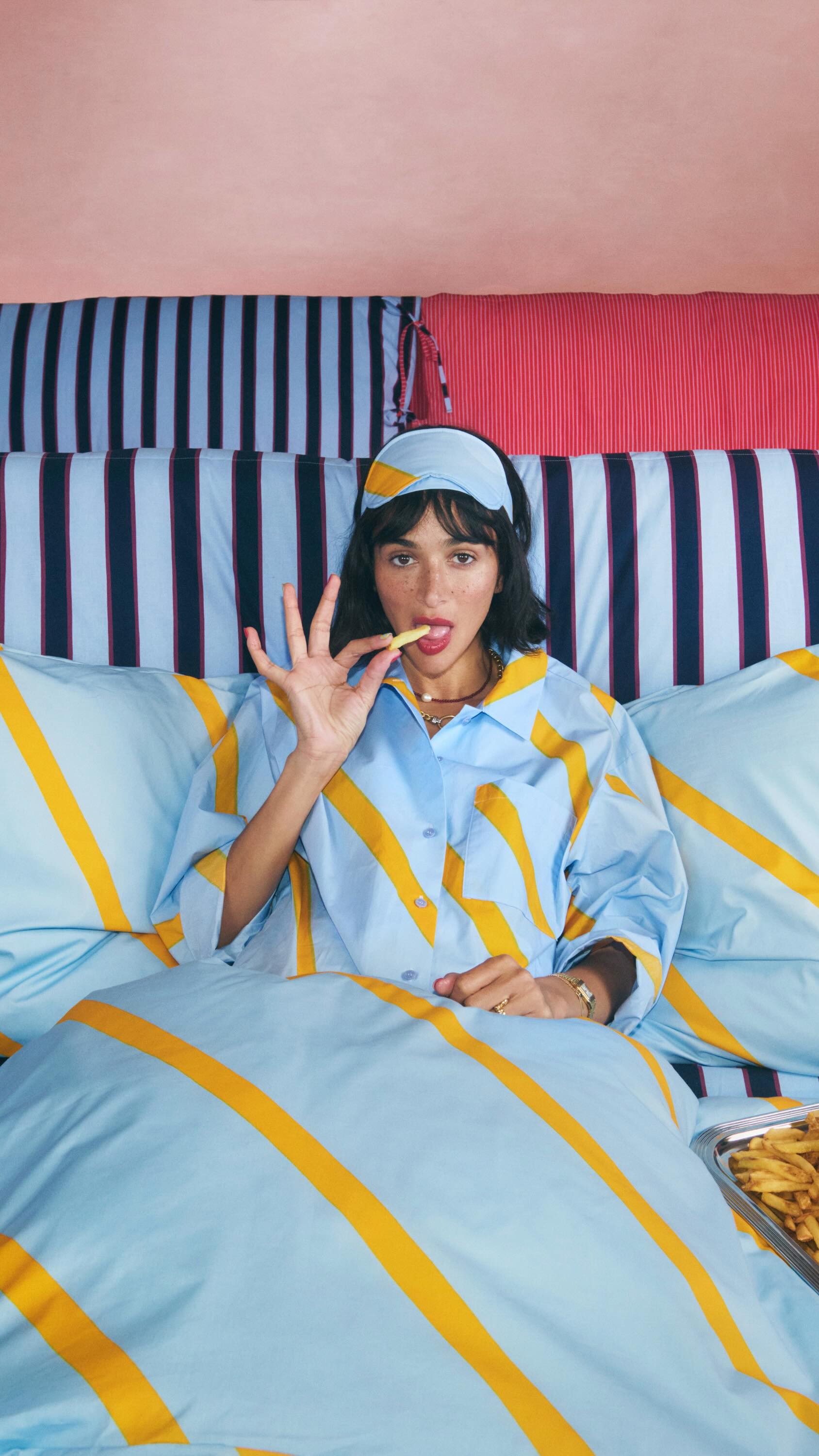 Instagram post by @lailacooks for Marimekko. Caption reads: The dreamiest collection yet has landed.....