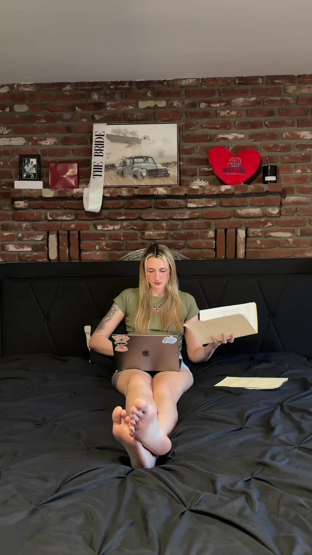 TikTok post by @iwantblondi for H&R Block. Caption reads: This will help a lot 😅 @hrblock #HRBCreatorSuite.