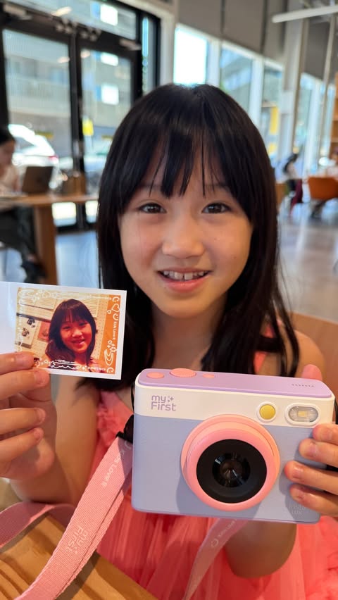 Instagram post by @abbyteh for myFirst. Caption reads: [...] the family photographer 📸 Meet the....
