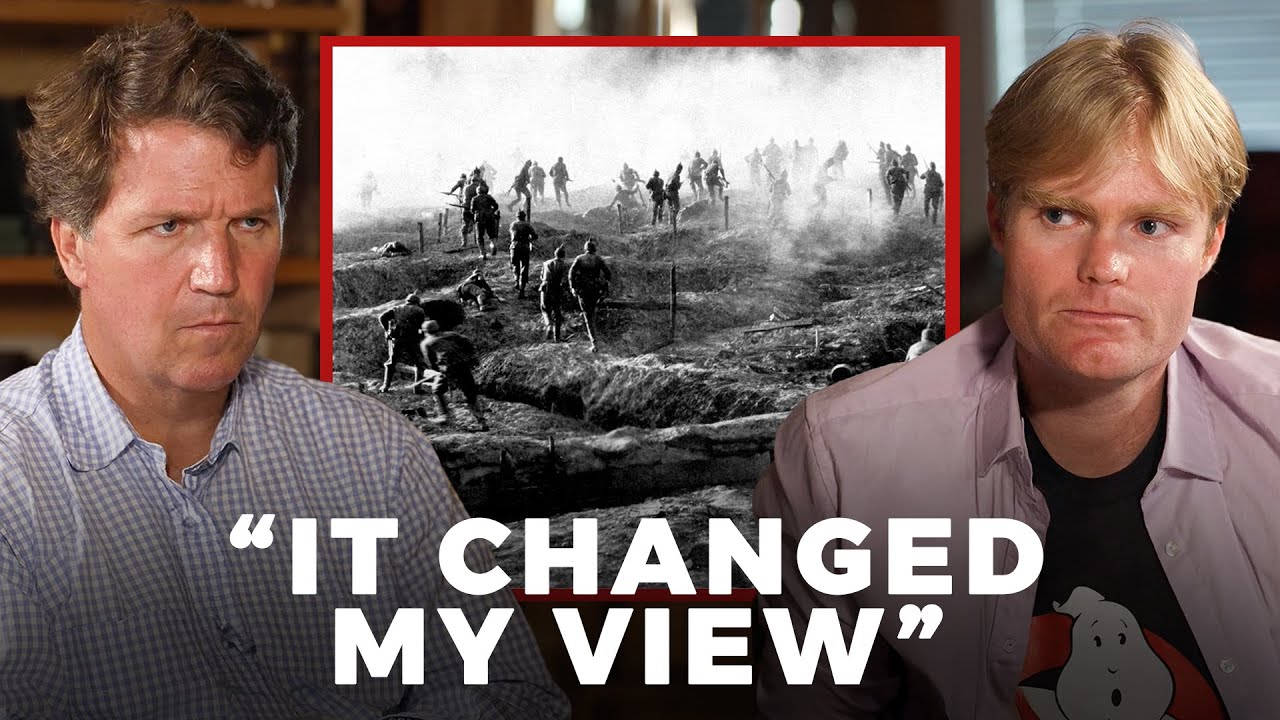 YouTube post by @TCNetwork for Hallow. Caption reads: The Moment Tucker Uncovered the Demonic Origins of....