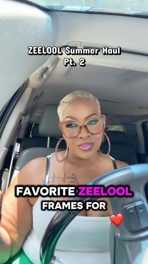 Instagram post by @dhbeautyful for Zeelool. Caption reads: [...] it’s “watch me closely.” Thank you, ZEELOOL.....