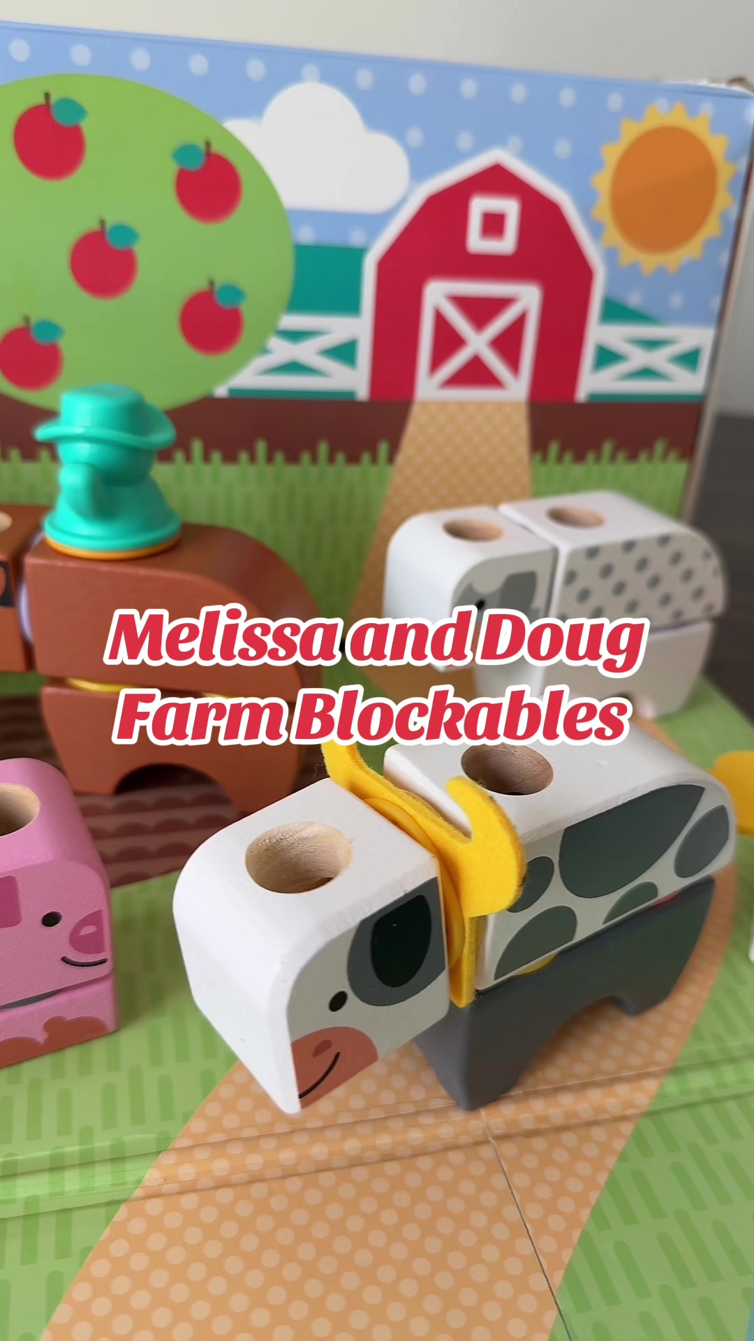 TikTok post by @m.hargie for Melissa & Doug. Caption reads: [...] of the Woodland animals @M@Melissa &....