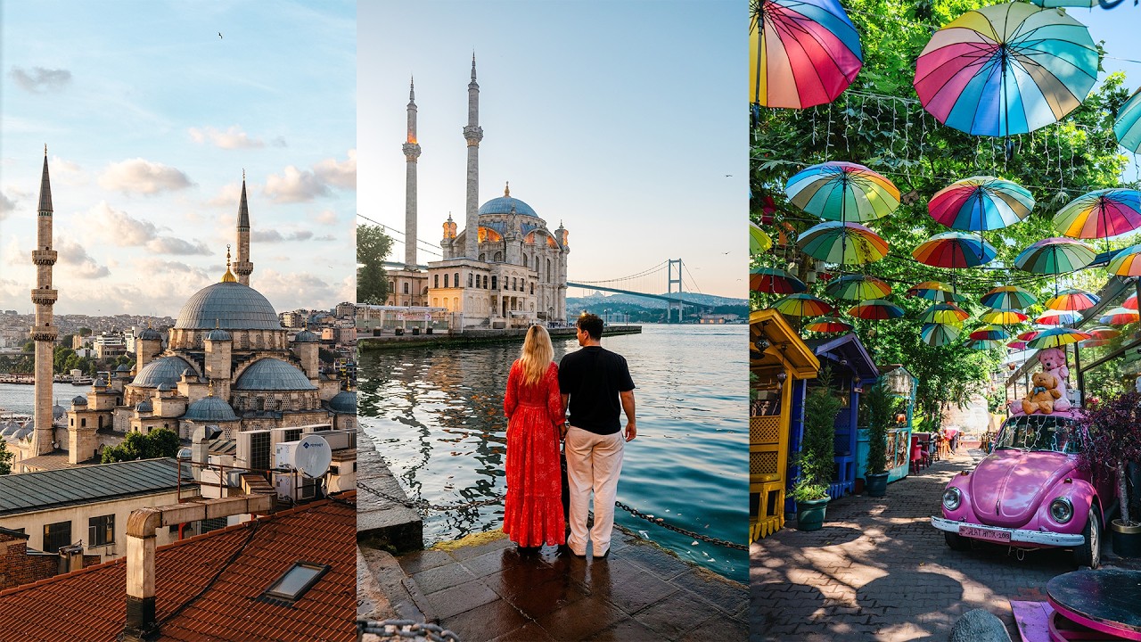 YouTube post by @TheLoversPassport for Away. Caption reads: Planning a trip to Istanbul, Türkiye? In this....