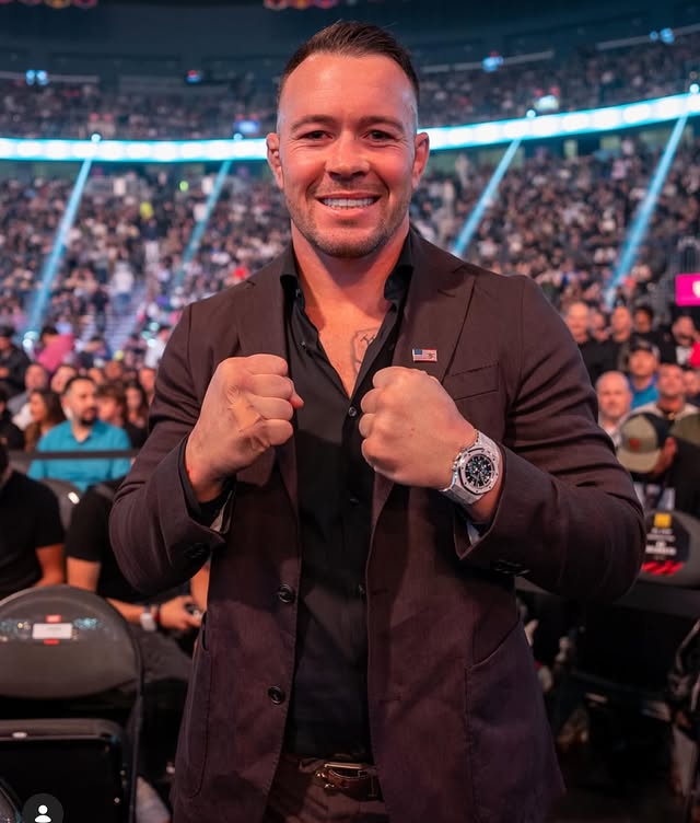 Instagram post by @colbycovington for UFC. Caption reads: 🇺🇸🦅🇺🇸 #ufc324 on @ParamountPlus.