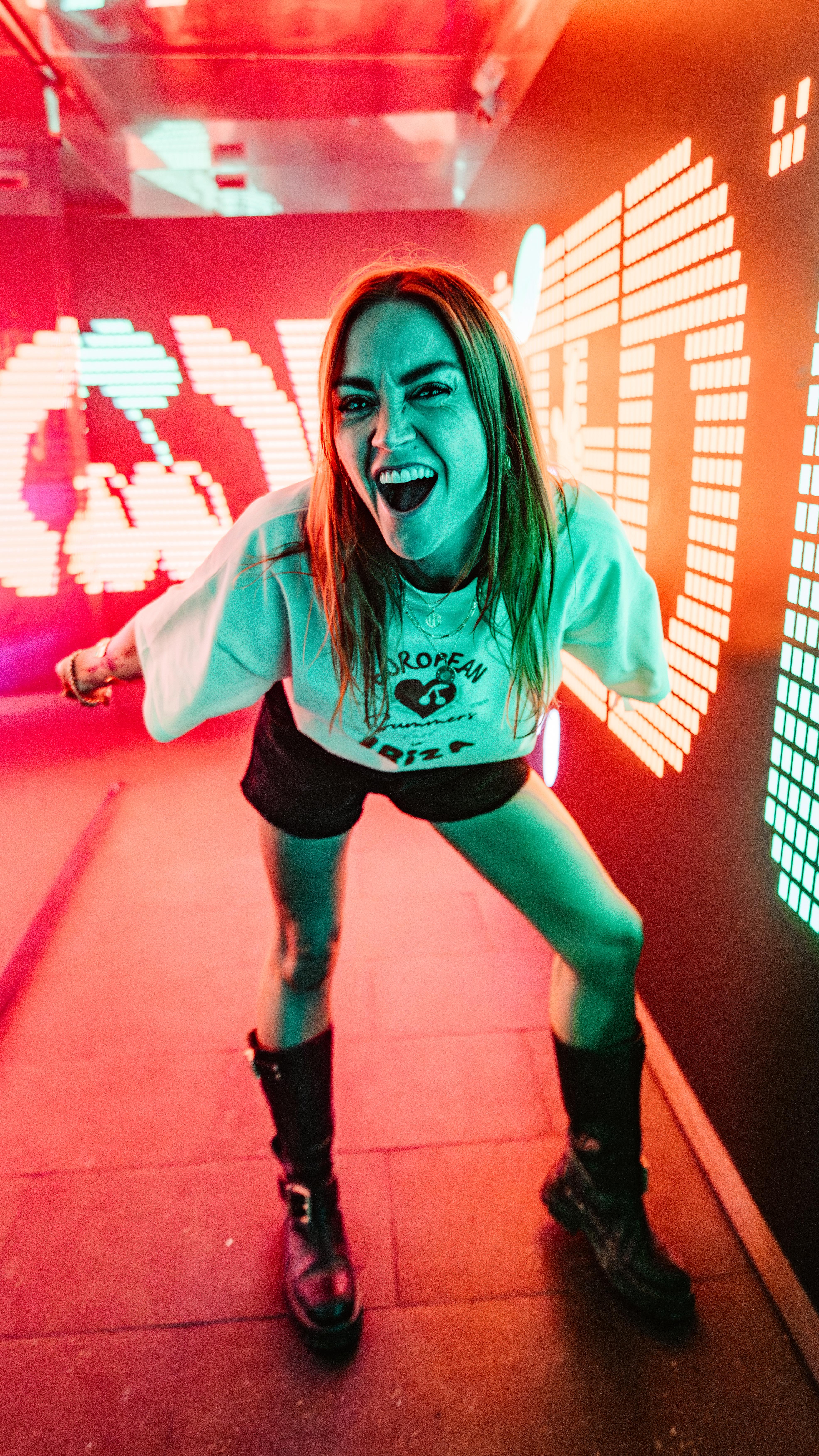 Instagram post by @ariellefree for Jet2. Caption reads: AD| The beats. The lights. The people.
Malta knows....