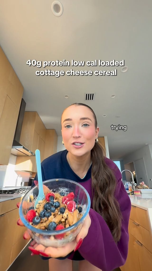 Instagram post by @kraftyoufitness for Cheerios. Caption reads: [...] @twisteddoughus code kstory @fairlife....