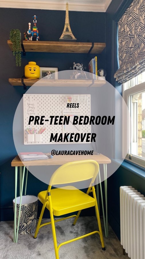 Instagram post by @lauracavehome for Next Press. Caption reads: ✨Transformation Tuesday✨

I’m mid way through....