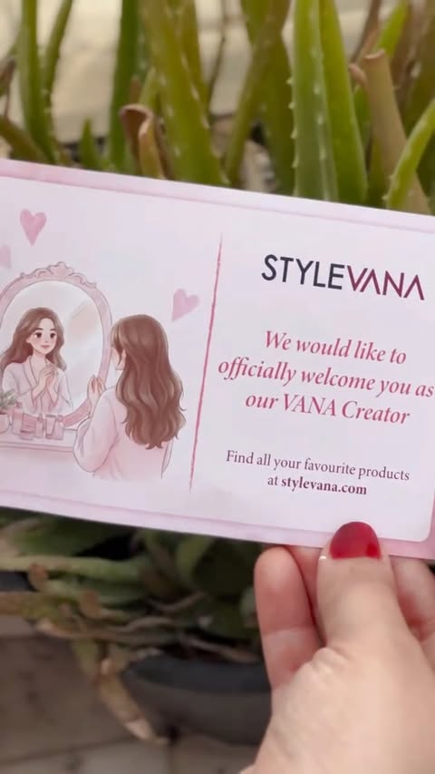Instagram post by @ozinemohsinofficial for Stylevana. Caption reads: My first-ever PR from STYLEVANA! 🥹📦💖 So excited....