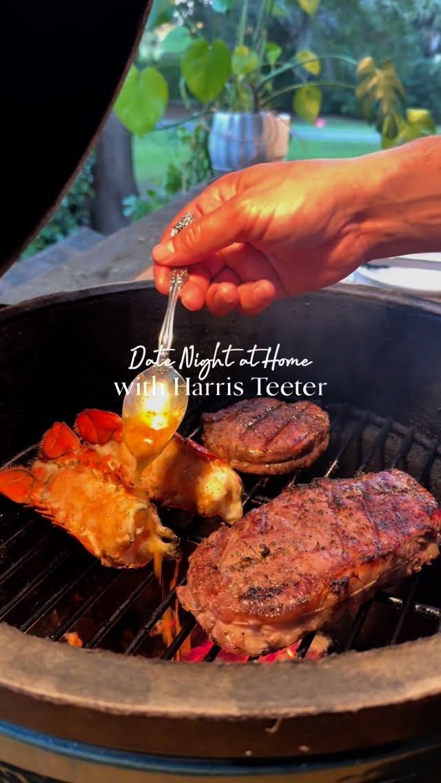 Instagram post by @charlestonfoodiebabe for Harris Teeter. Caption reads: We love our Lowcountry @HarrisTeeter 🫶We shop in....