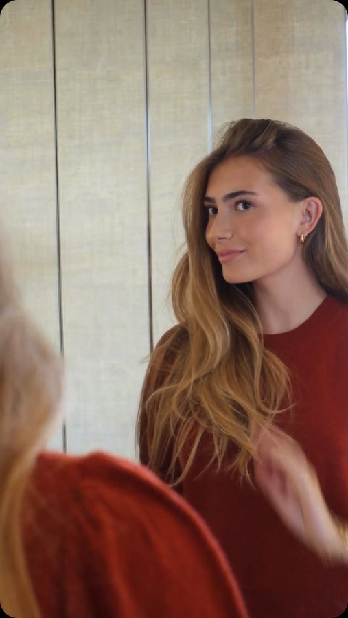 Instagram post by @margotsustrac for CLUSE. Caption reads: getting ready 🤍 wearing the @cluse watch & ....