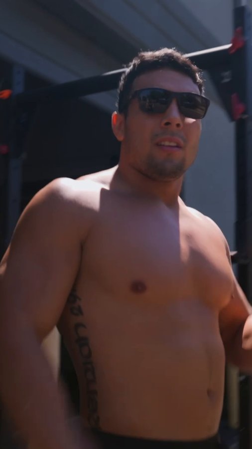 Instagram post by @chrisibarra5 for CrossFit. Caption reads: [...] doing it.” — Chris Ibarra, two-time CrossFit....