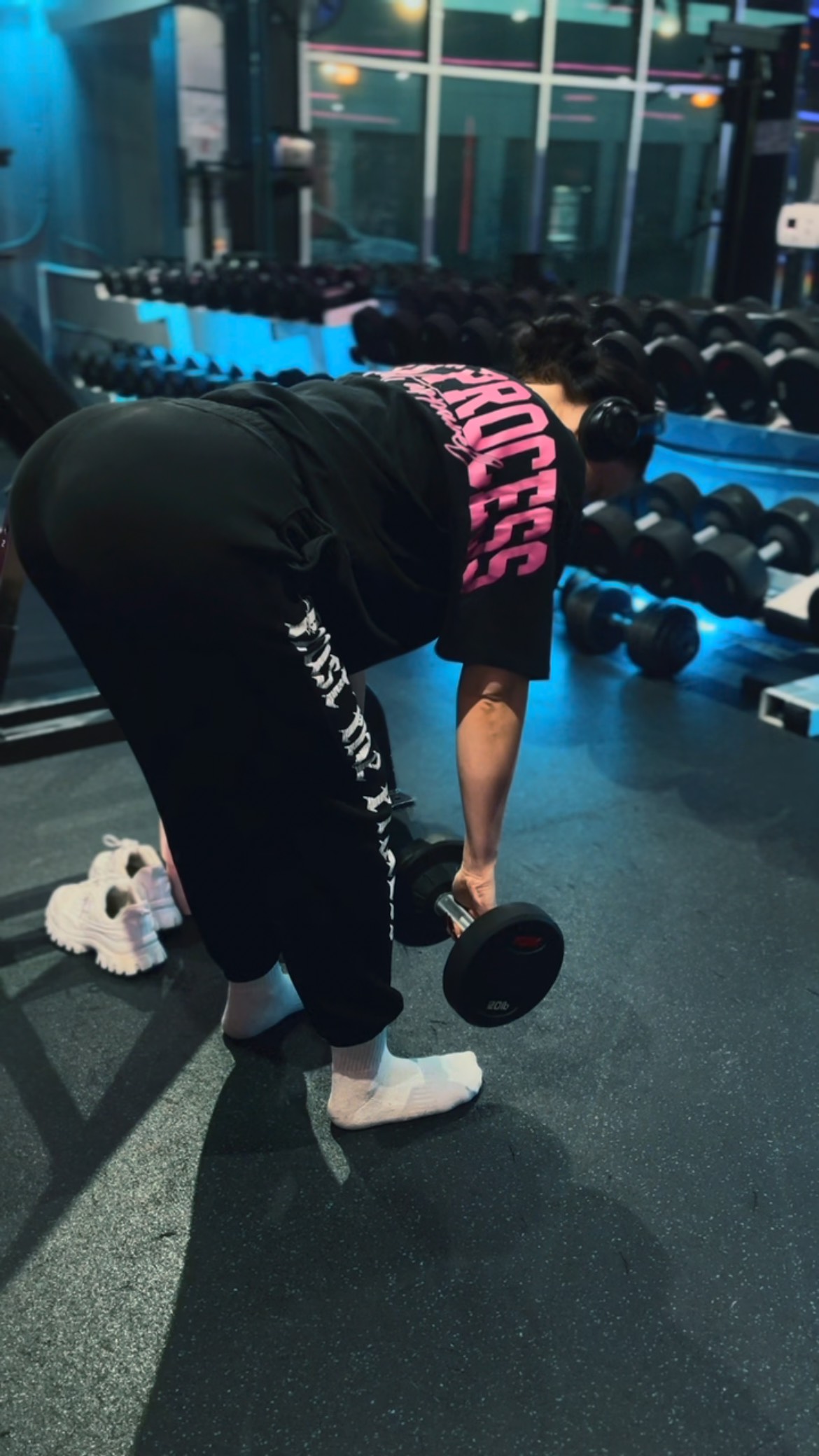 Instagram post by @lyric_lee98 for Vital Apparel. Caption reads: Forever grateful for comfy + cute gym sets from....