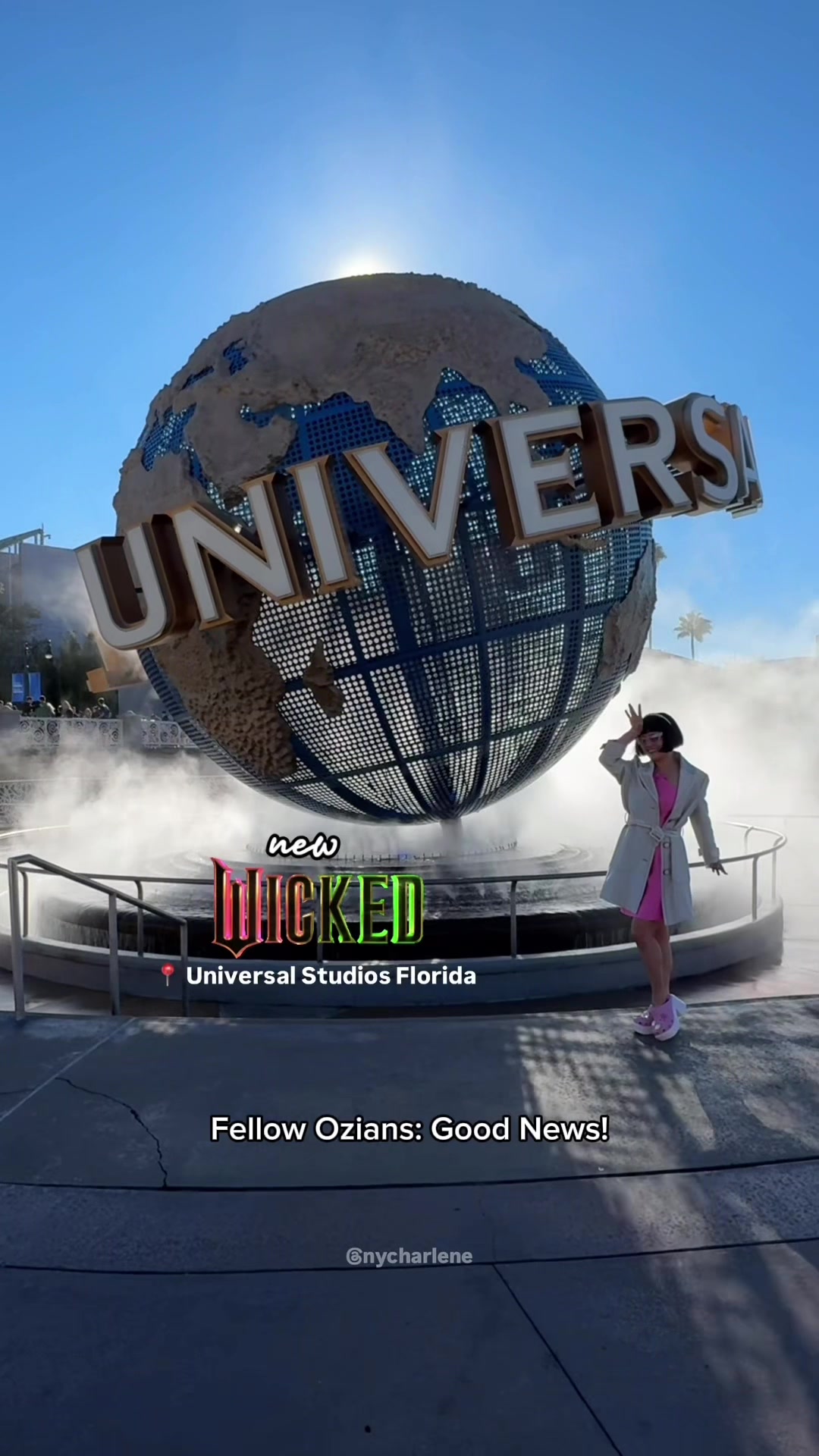 TikTok post by @nycharlene for Little Words Project. Caption reads: FOLLOW THE YELLOW BRICK ROAD ✨ Fellow Ozians: You.....