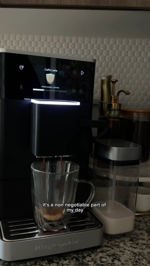 Instagram post by @sarahjenkinsxo for KitchenAid. Caption reads: [...] just got a major upgrade thanks to the....