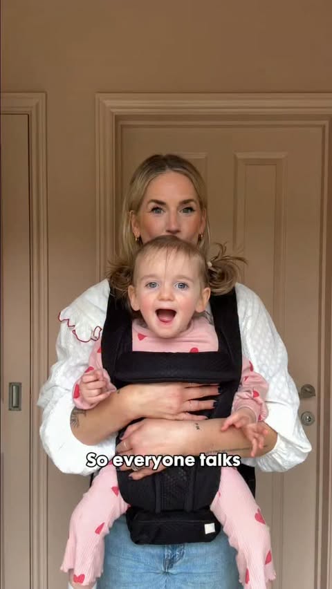Instagram post by @mother_pukka for Ergobaby. Caption reads: AD | You carry the baby pregnant and then what....