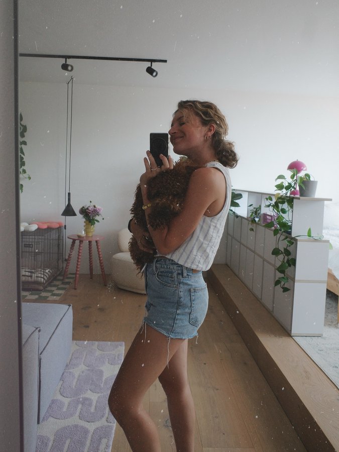 Instagram post by @katharinaannamaria for Tylko. Caption reads: I’m usually always on the move but this summer I....