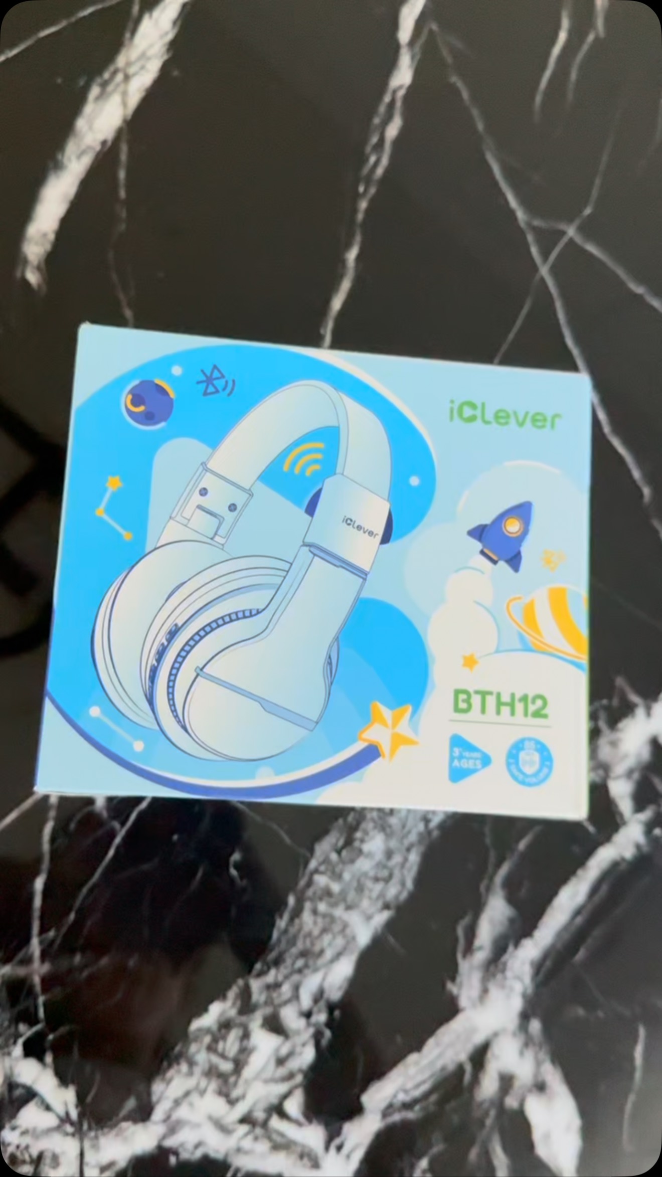 Instagram post by @iambusracandan for iClever. Caption reads: [...] TIME! ✨🎧 We’re giving away this iClever....