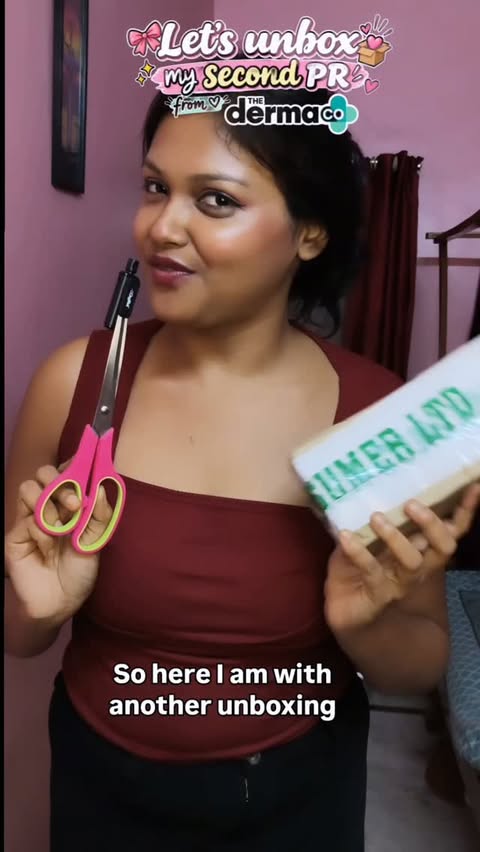 Instagram post by @arpitaroyar for Honasa Consumer Ltd.. Caption reads: 2nd PR📥🥹🎀from @thedermacoindia @honasa_india....