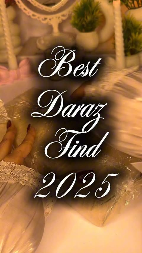 Instagram post by @erummnaaz for Daraz. Caption reads: Best @darazpk of 2025 ♥️♥️ Follow for more 🔥🔥....
