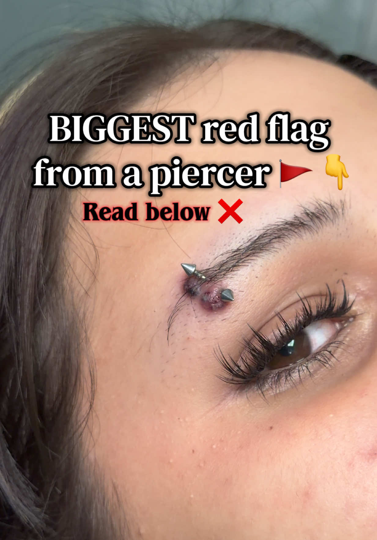 TikTok post by @anamarpiercing for Base Laboratories. Caption reads: [...] irritation bumps Aftercare by @Base....