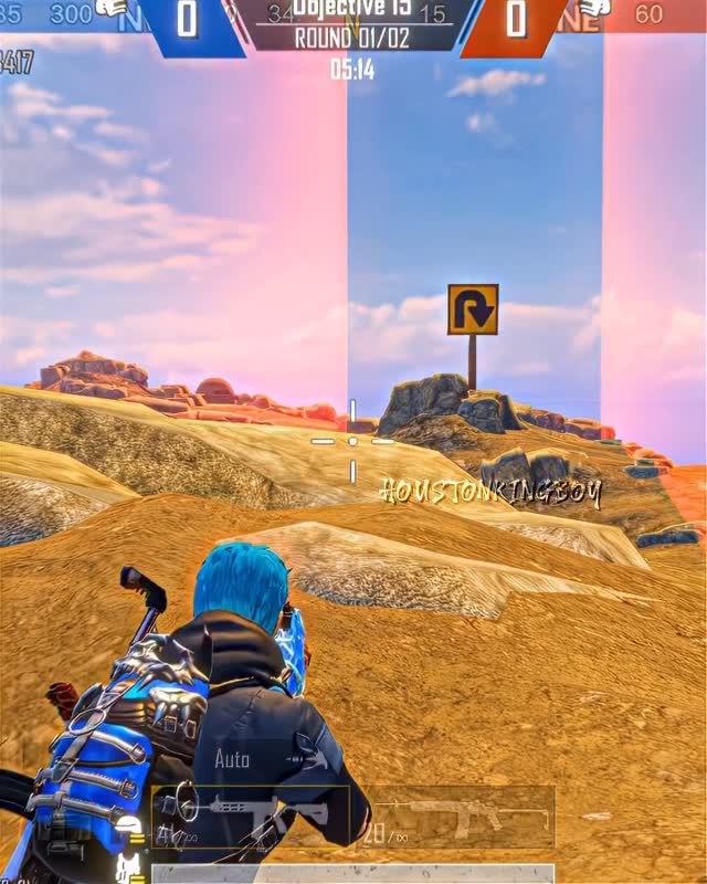 Instagram post by @houstonkingboy for PUBG MOBILE. Caption reads: [...] FOR MORE AWESOME CONTENT😈 #partner....