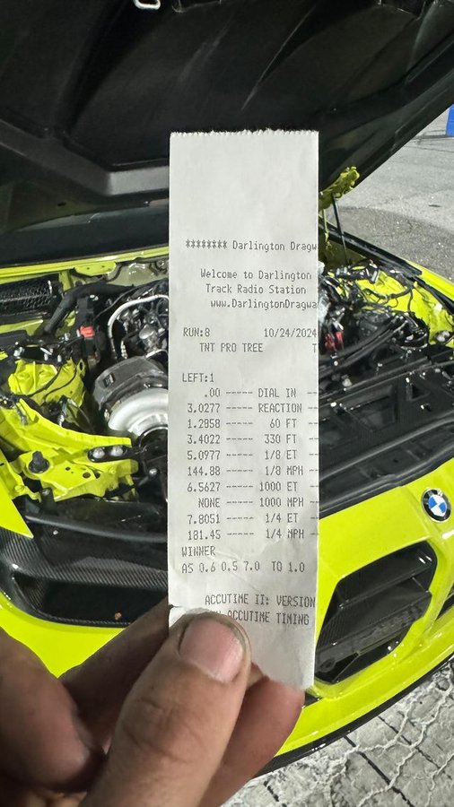 Instagram post by @boosted_jaz for Kelford Cams. Caption reads: *** G80 WORLD RECORD*** Yeah, I’d say we are....