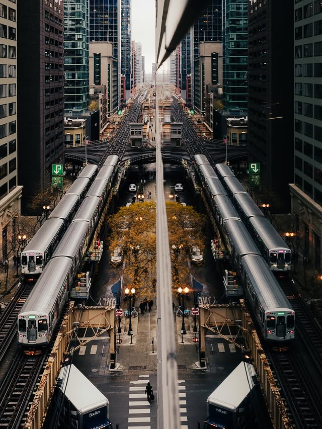 Instagram post by @jn for Choose Chicago. Caption reads: Chicago ‘L’

[Ads] The L stands for Elevated – and....
