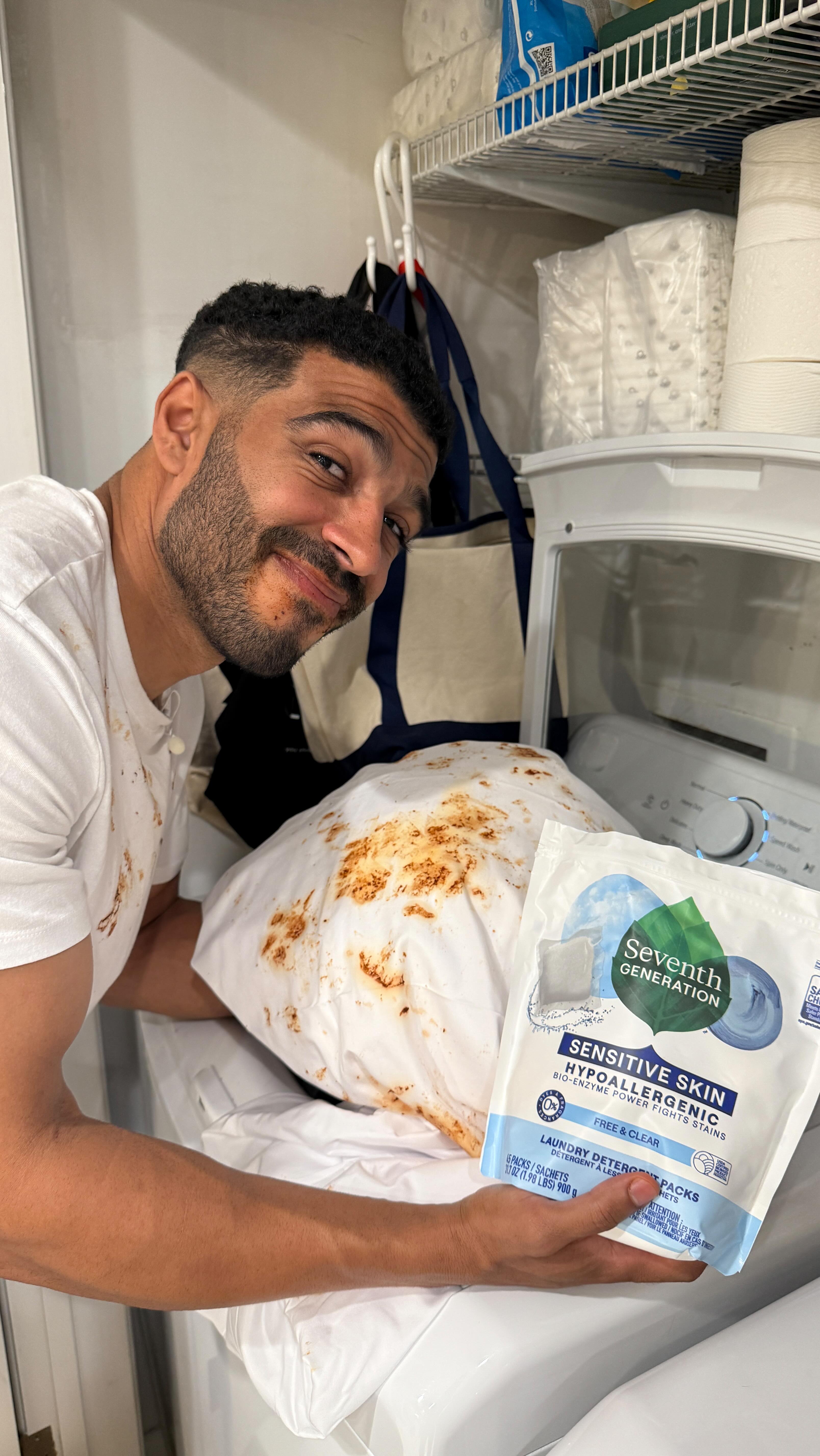 Instagram post by @chadbsavage for Seventh Generation. Caption reads: #seventhgenerationpartner Thanks to....