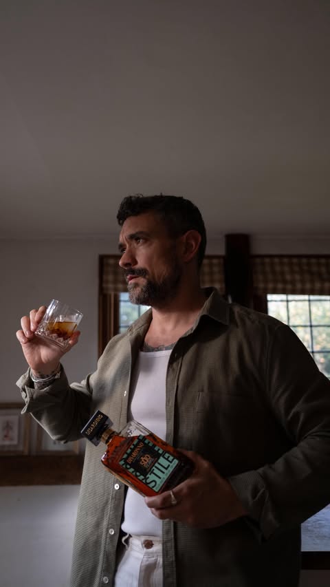 Instagram post by @carlthompson for Disaronno. Caption reads: ad Celebrating 500 years of Italian style and....