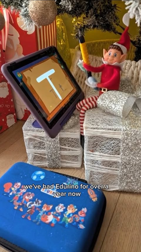 Instagram post by @moonlitmaddyx for Edurino. Caption reads: [...] for last minute Christmas ideas?....