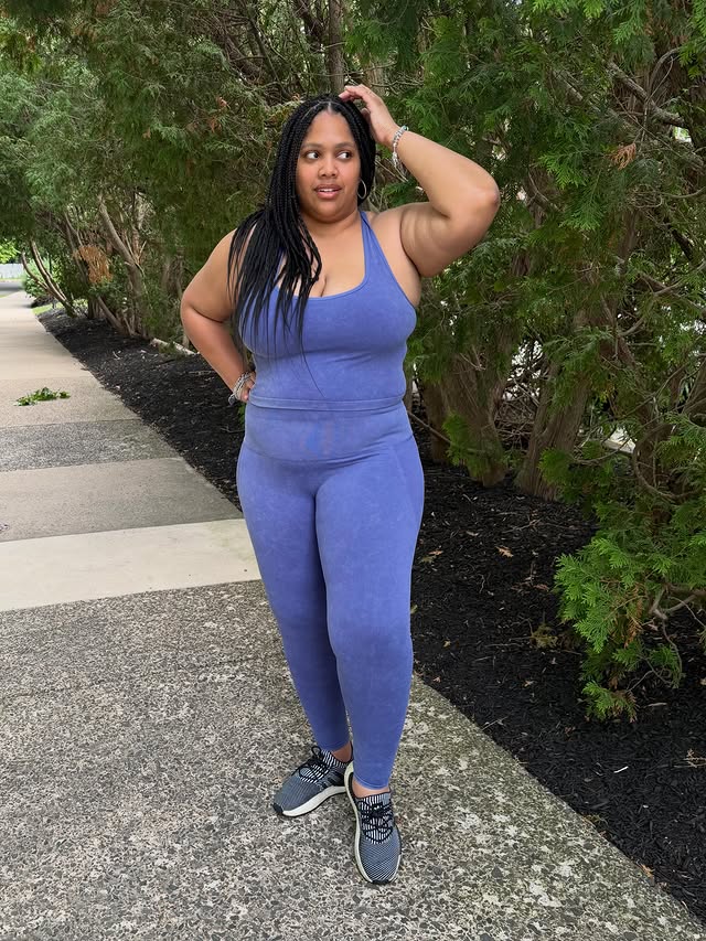 Instagram post by @thereclaimed for Fabletics. Caption reads: #fableticspartner these summer walks are starting....