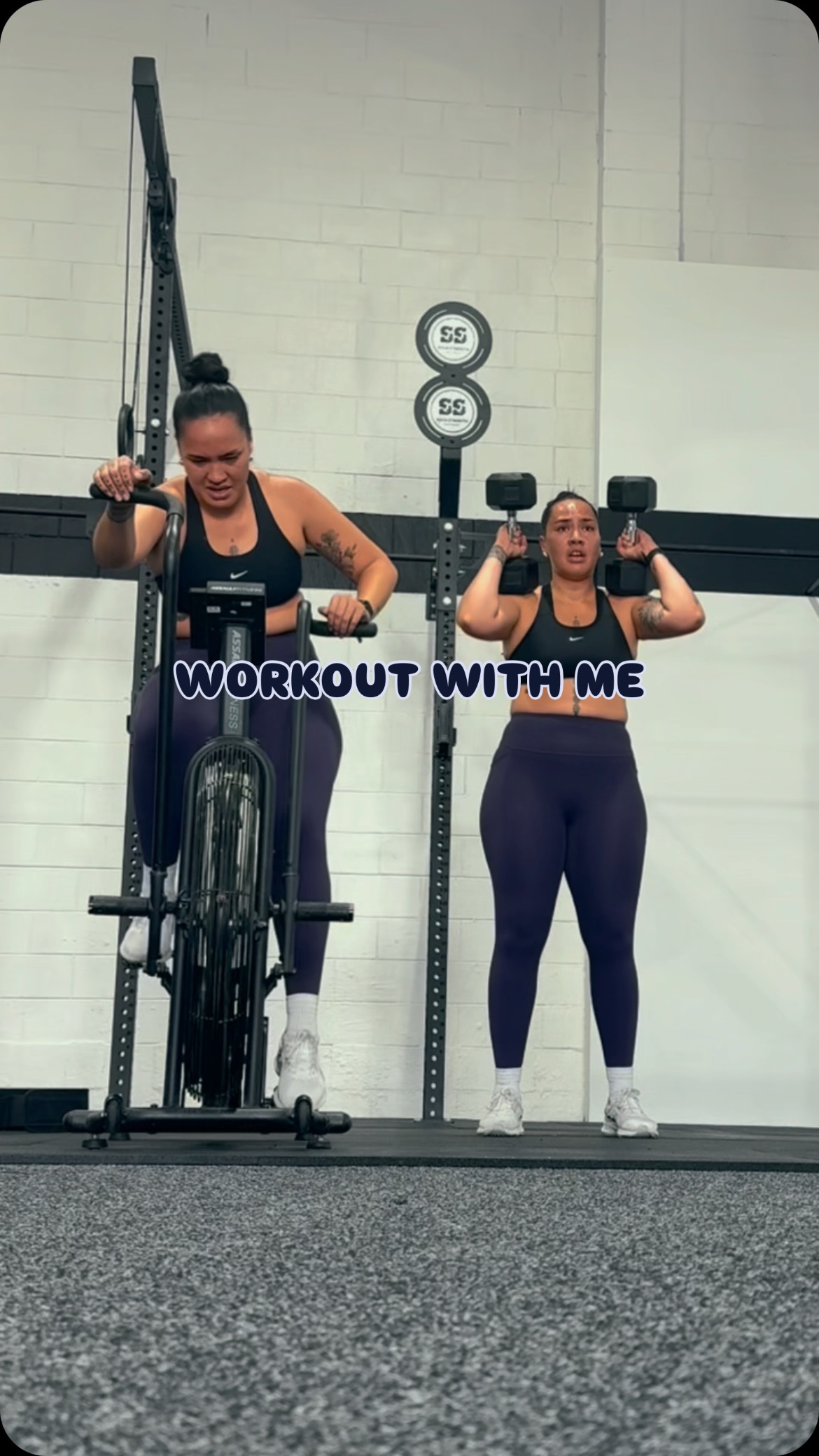 Instagram post by @sissys_get_shrinking for Hine Collection. Caption reads: [...] 

GYM OOTD: 
Hoodie & leggings....