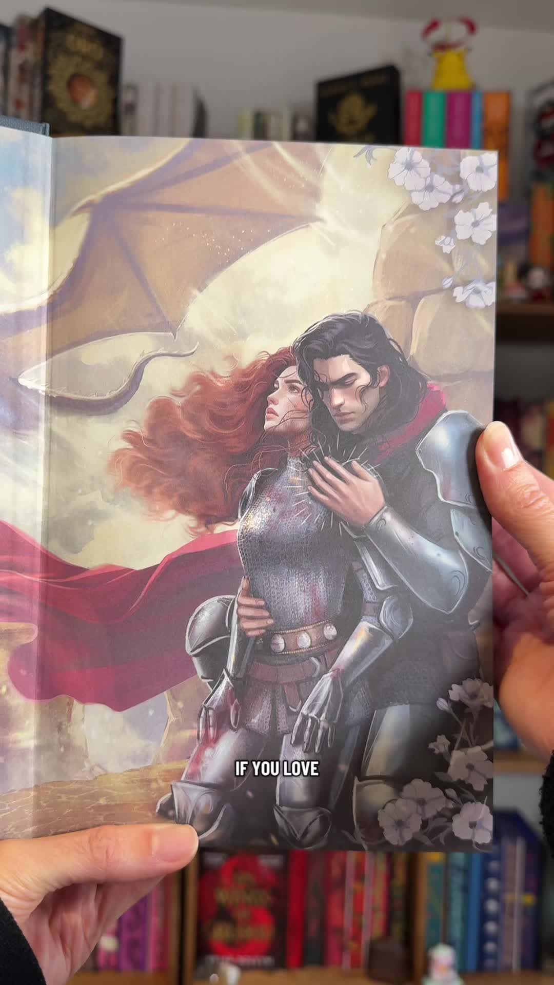 TikTok post by @violet.hollow for HarperCollinsUK. Caption reads: [...] edition with the sprayed edge from....