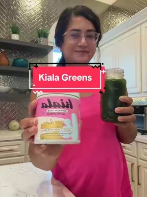 TikTok post by @radchandra for Kiala Nutrition. Caption reads: [...] hydration, & nutrition. A glass of....