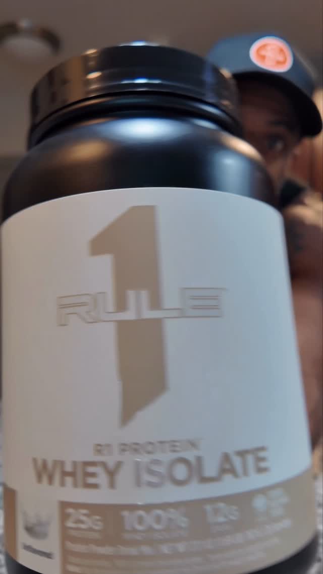 Instagram post by @luckylibra213 for Rule One Proteins. Caption reads: Unflavored for stack-ability and cooking/baking....