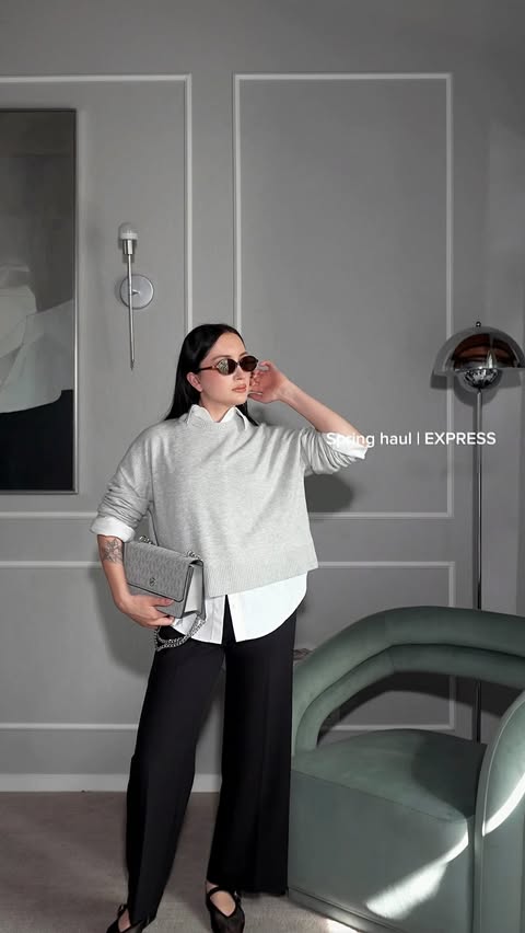 Instagram post by @paulashome29 for Express. Caption reads: [...] Did another haul in my favorite store....