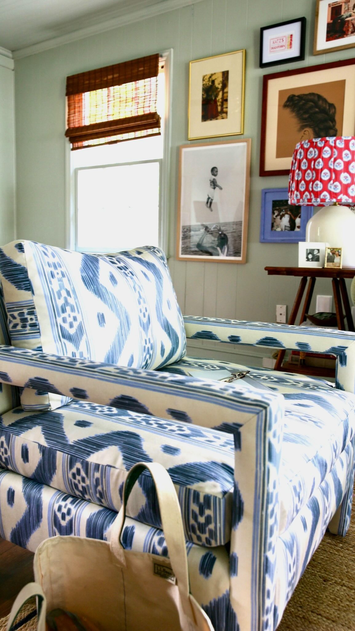 Instagram post by @prepfordwife for Spoonflower. Caption reads: [...] finally mine thanks to this stunning....