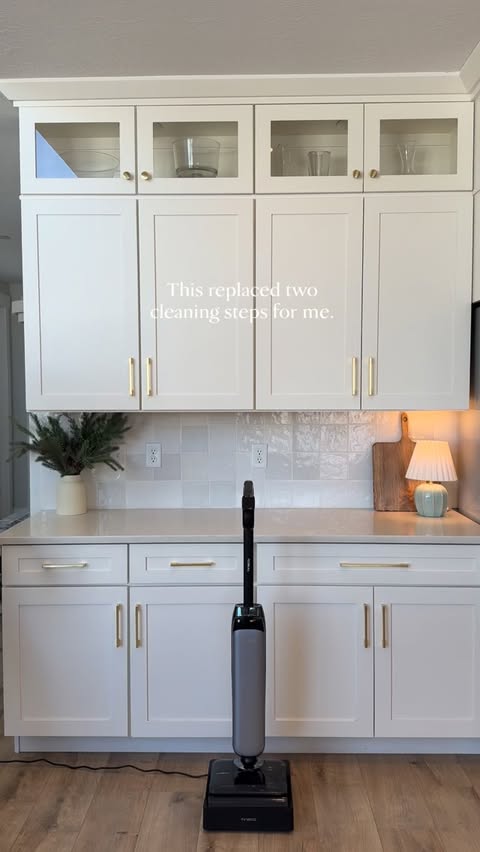 Instagram post by @auburnskyhome for Tineco. Caption reads: [...] easier is a win in our house. The Tineco....