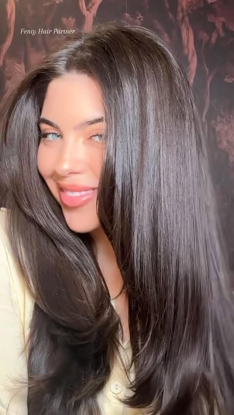 Instagram post by @carogracesmith for FENTY HAIR. Caption reads: The new @fentyhair The Flashy One 9-in-1 Treatment....