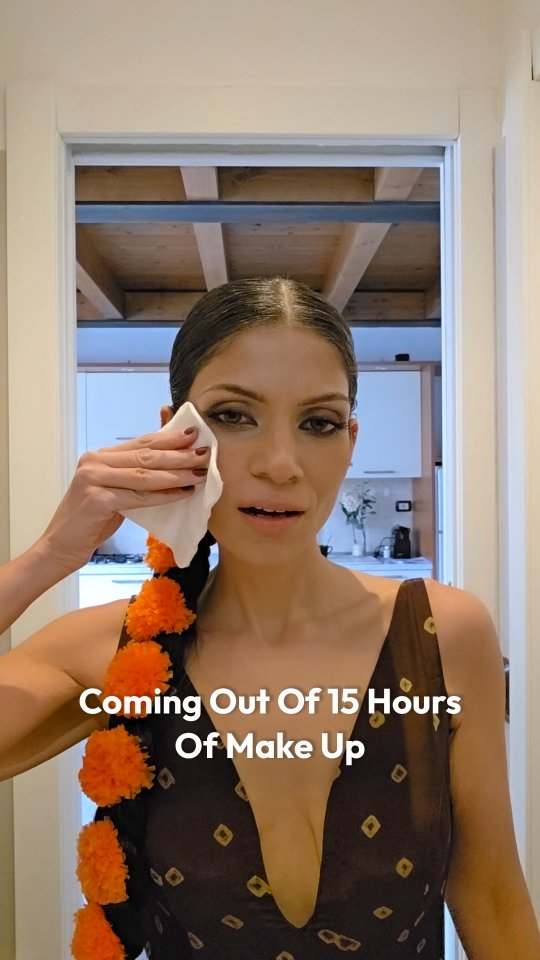 Instagram post by @beingzahrajani for The Pink Foundry. Caption reads: Sometimes, the best skincare routine is the....