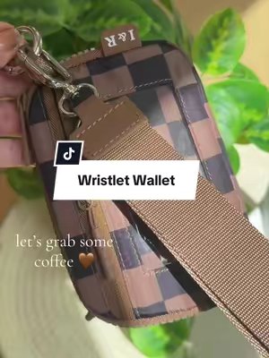 TikTok post by @yvette_1818 for Iris And Rainbow. Caption reads: cutest minimalist wallet for all your fall 🤎....