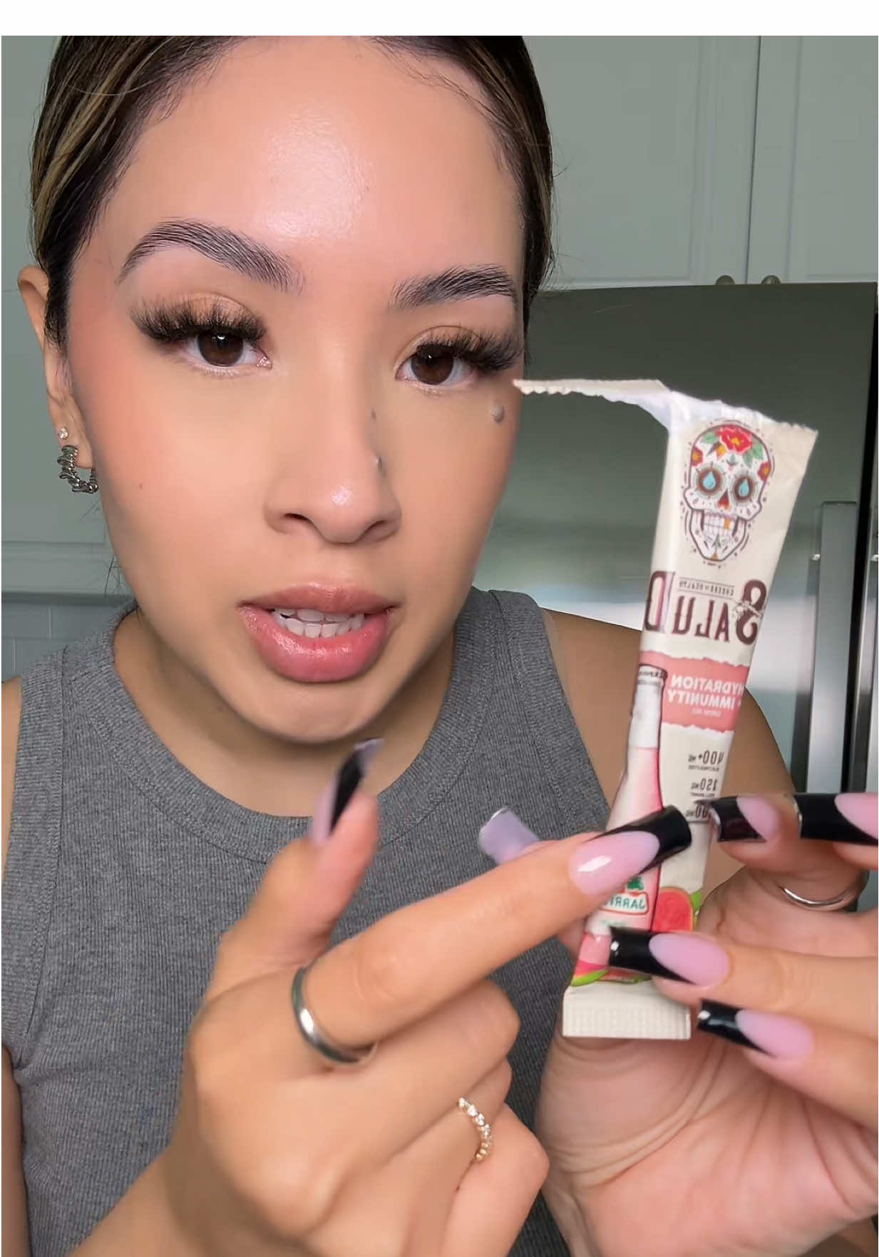 TikTok post by @marvelous095 for Jarritos. Caption reads: Salud and Jarritos did their big one! It’s SO....