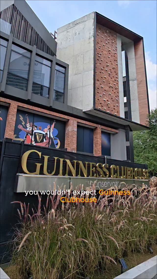 Instagram post by @leonardbuilds for Guinness. Caption reads: Discover the Guinness Clubhouse hidden in Bangsar,....
